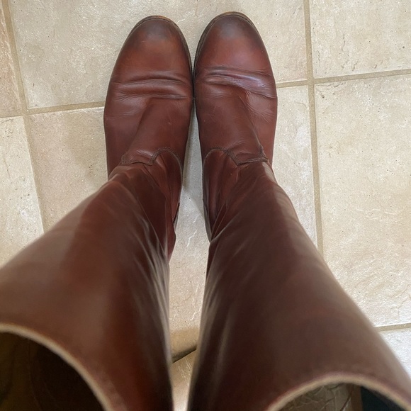 Frye melissa backzip side button riding boot - Picture 5 of 6